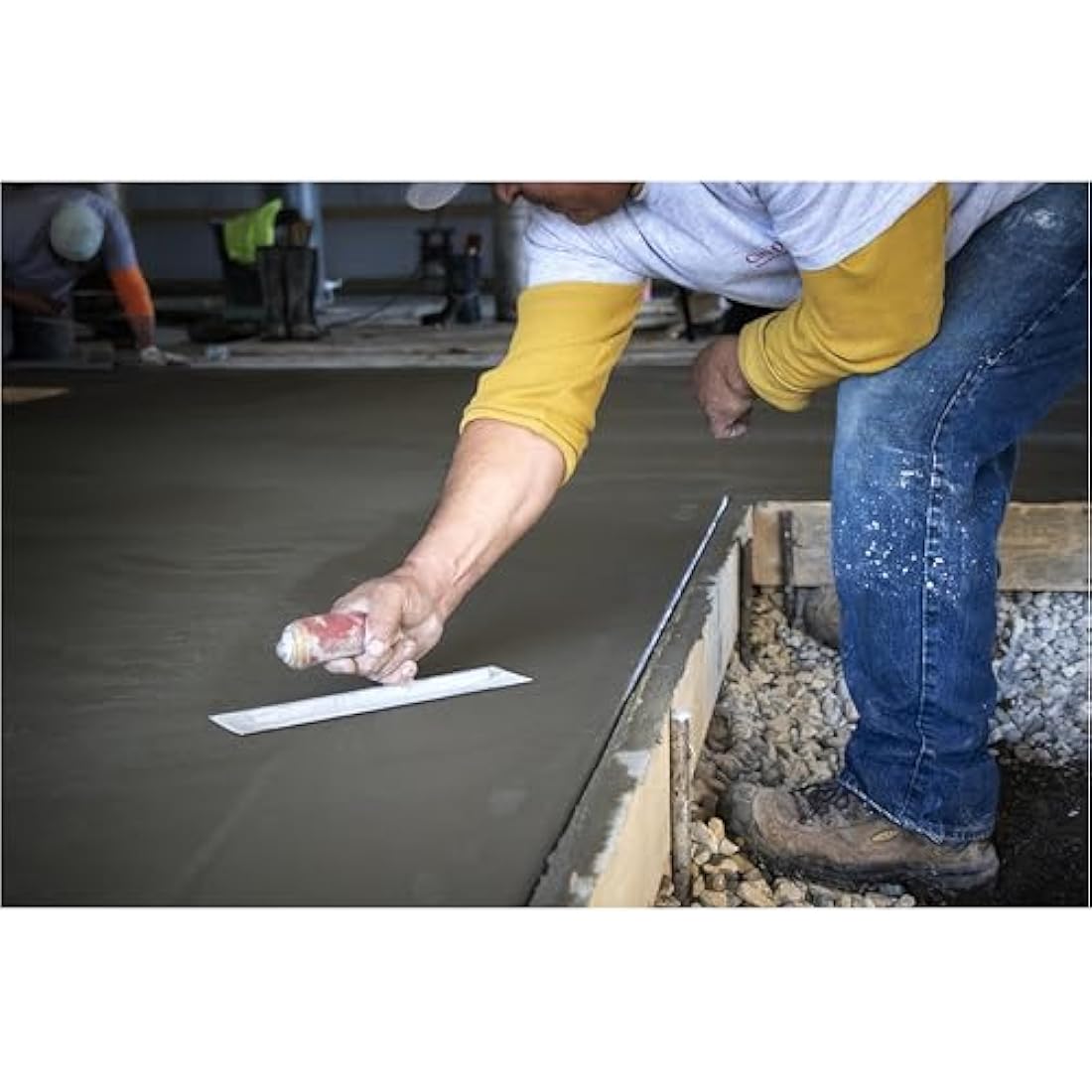 Marshalltown 14x5 Gold Stainless Steel Plastering Trowel | DuraSoft