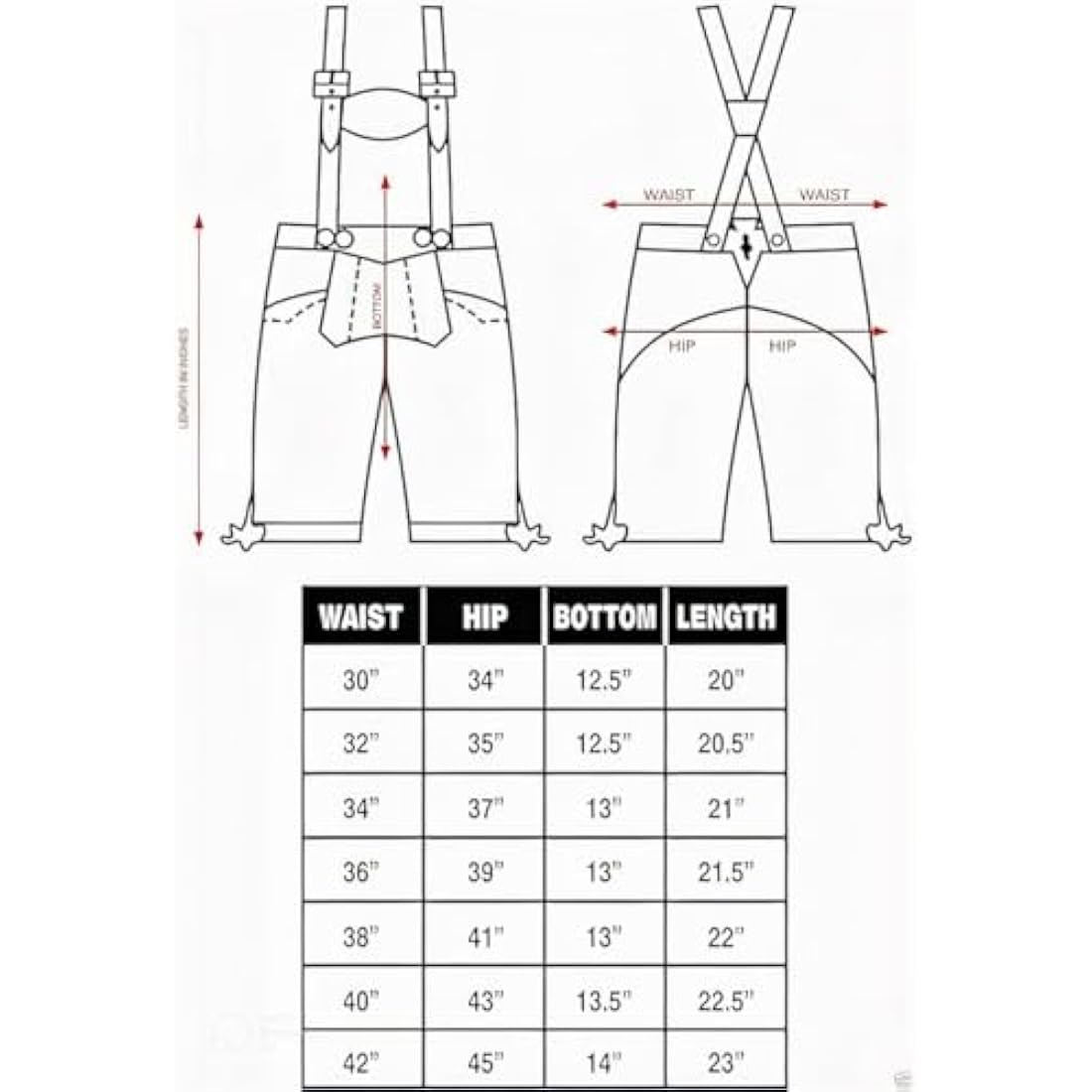 Men's Bavarian Lederhosen – Brown Suede Leather Shorts