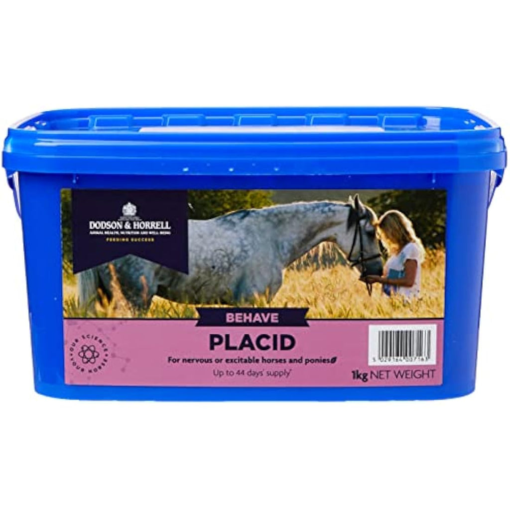 Dodson & Horrell Placid Horse Supplement - Calming Herbal Blend, 1kg