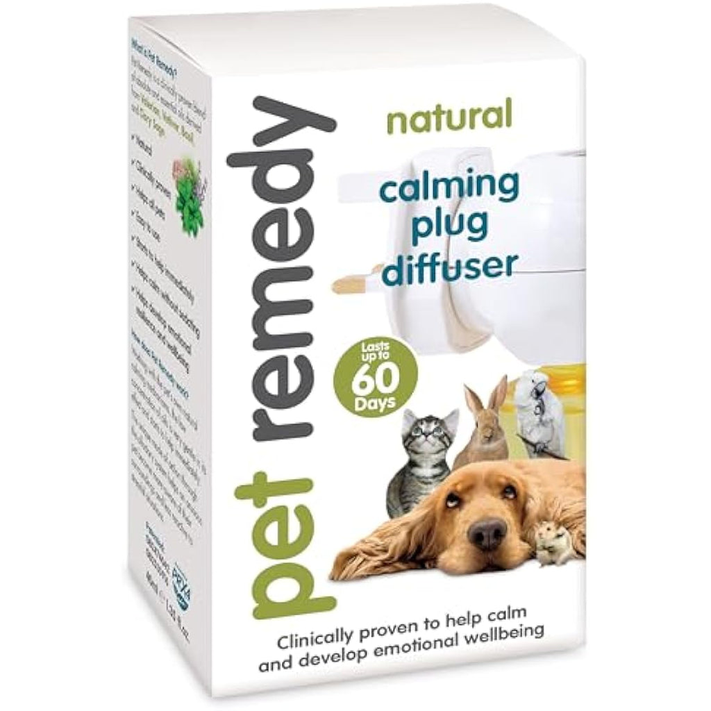 Pet Remedy Natural Calming Plug-In Diffuser with 40ml Refill Bottle