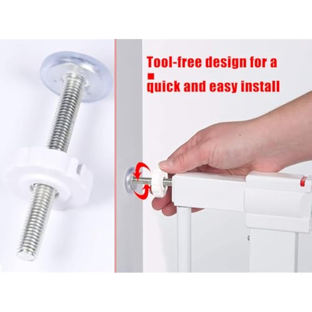 Baby Gate M10 Spindle Rods – 4 Pack Pressure Mounted Bolts