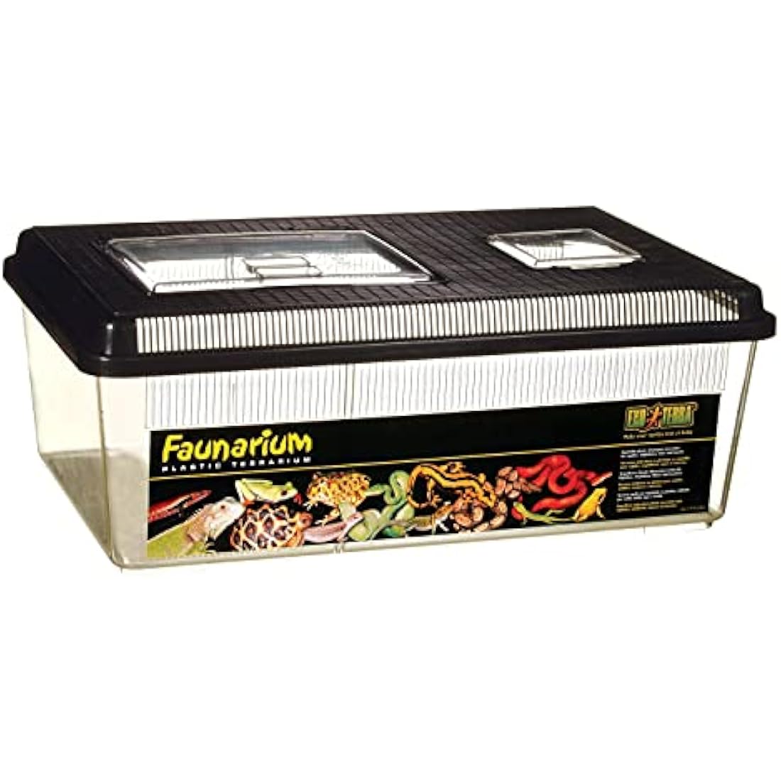 Exo Terra Large Flat Faunarium – Plastic Reptile Transport Enclosure