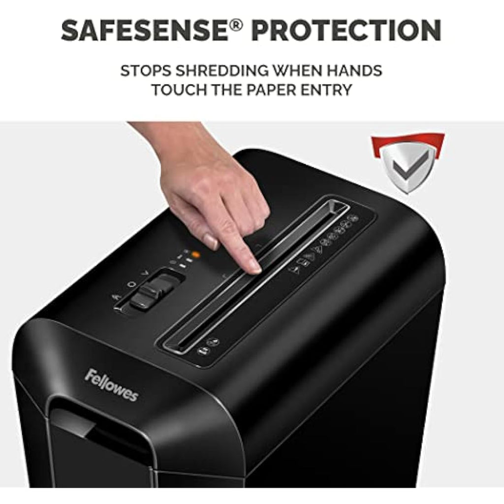 Fellowes LX65 Cross-Cut Paper Shredder | 10-Sheet High Security P-4