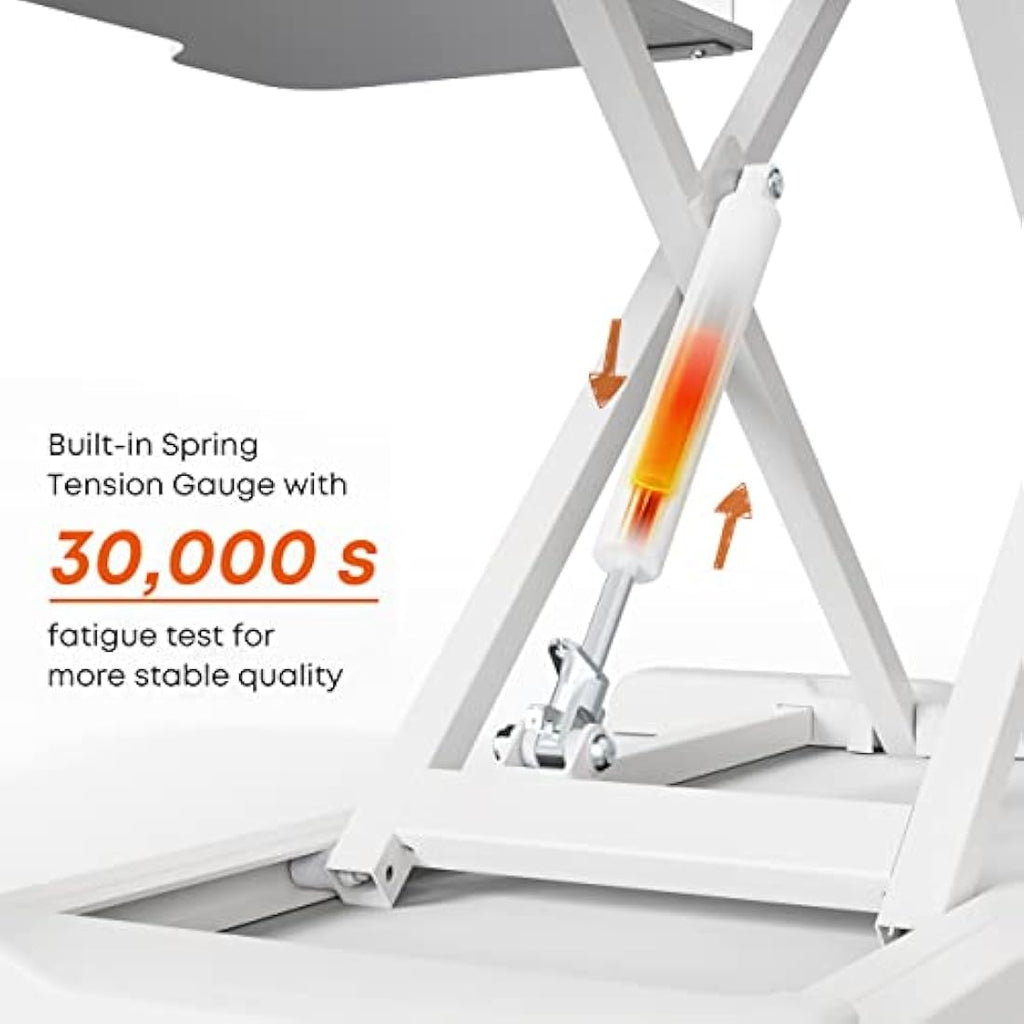 PUTORSEN 36" Standing Desk Converter | Height Adjustable Sit Stand Riser