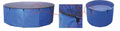 Aquaforte Folding Flexi Bowl – 90x60cm Blue Fish Tank with Mesh Cover