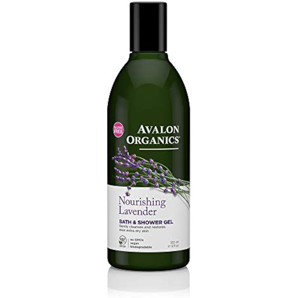 Avalon Nourishing Lavender Bath & Shower Gel - Vegan Skincare - 355 ml