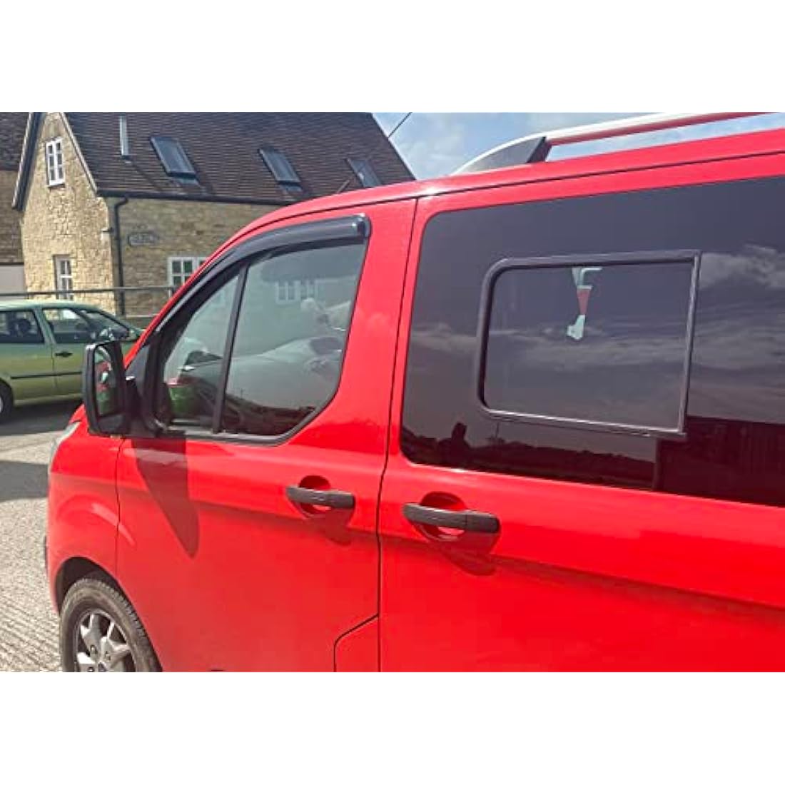 Auto Clover Wind Deflectors for Ford Transit Custom 2012+ | 2-Piece Set