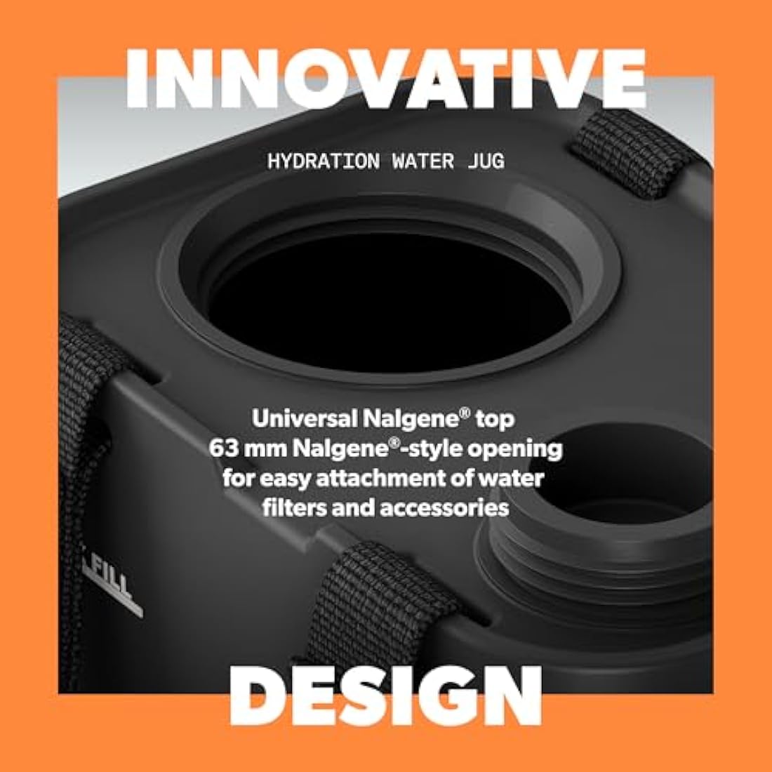 Dometic Go Hydration Water Jug – 11L BPA-Free Outdoor Storage (Slate)