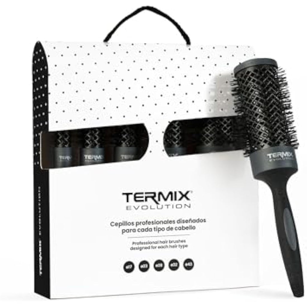 Termix Evolution Plus Hairbrush Set – 5-Pack for Thick Hair & Frizz