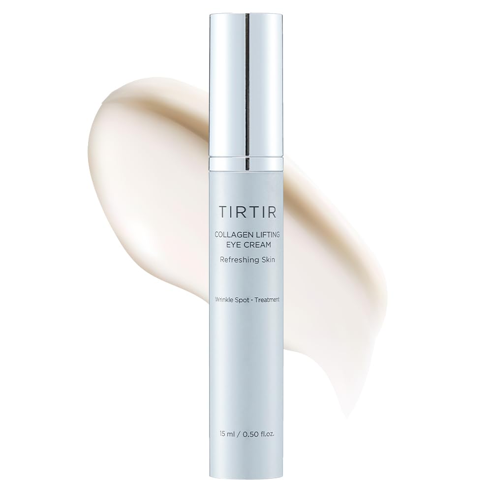 TIRTIR Collagen Lifting Eye Cream – Firming Eye Roller for Wrinkles & Bags
