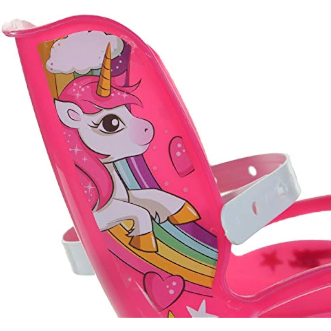 Dino Bikes Unicorn 16-Inch Girls Bicycle with Doll Seat and Basket