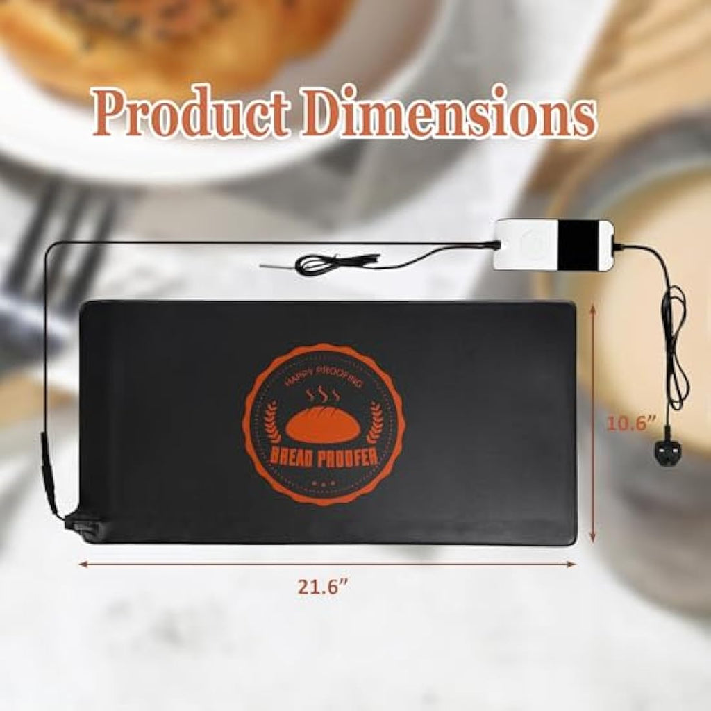 Bourske Bread Proofer Warming Mat | Adjustable Temperature Dough Warmer