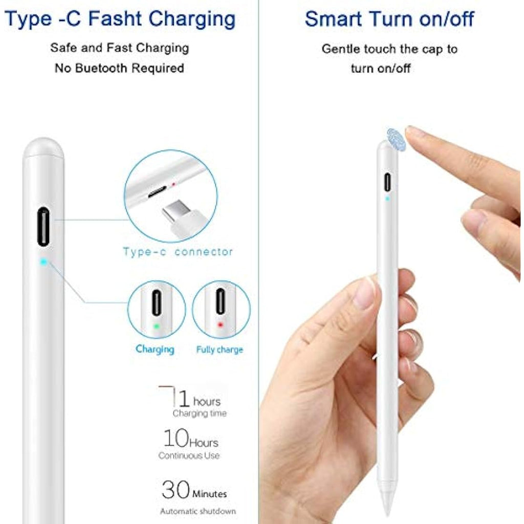 Stylus Pen for iPad – Active Pencil with Palm Rejection