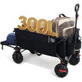 TIMBER RIDGE 300L Folding Festival Trolley | Heavy-Duty Beach Wagon