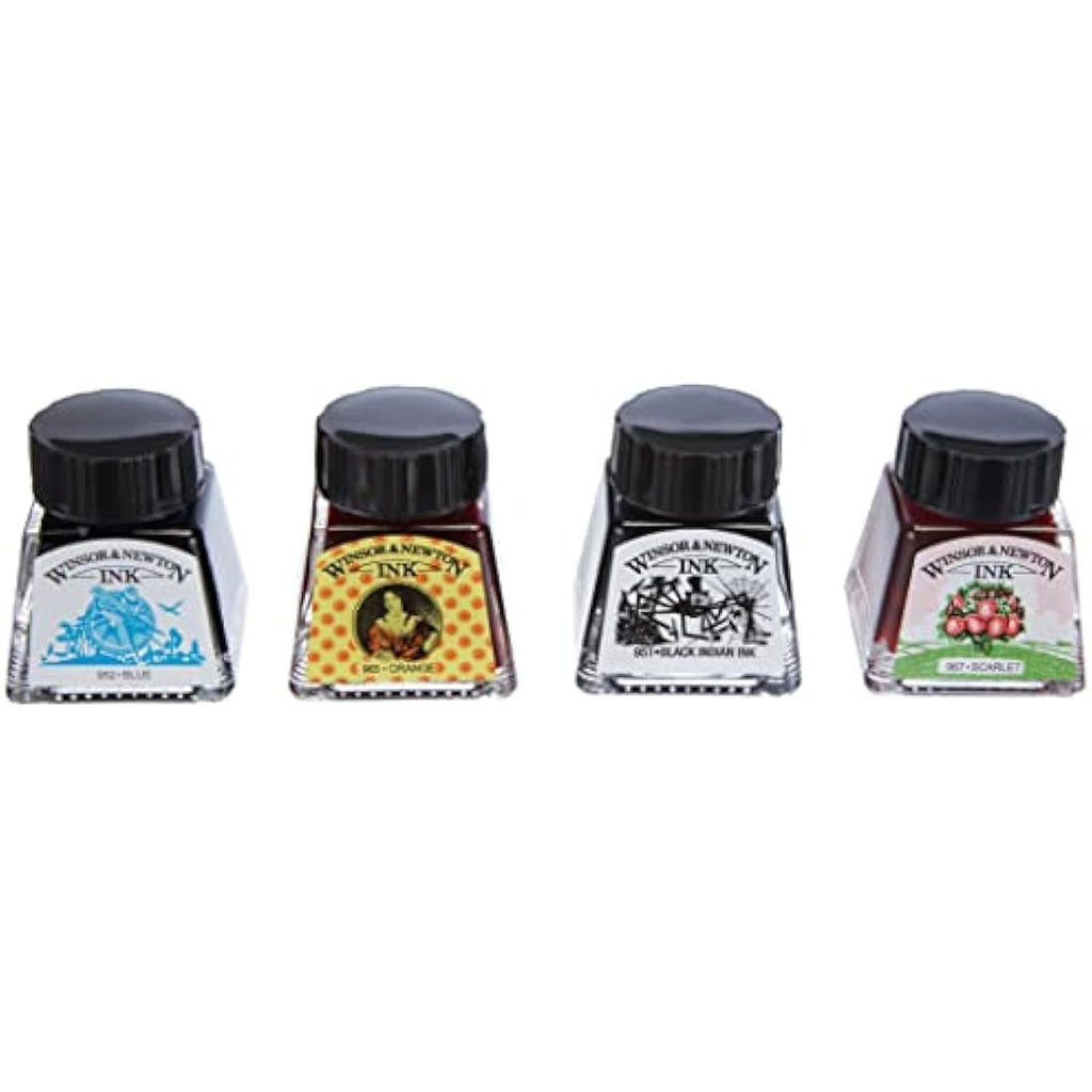 Winsor & Newton William Collection Drawing Ink Set - 8 x 14ml Bottles