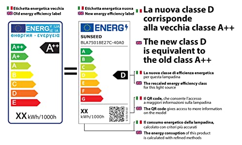 Sunseed E27 18W LED GLS Light Bulb - 4000K Neutral White (10 Pack)