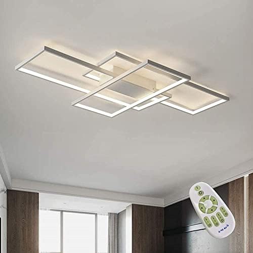 Jolof Store 65W Modern LED Ceiling Light – Dimmable Square Lamp, 105cm