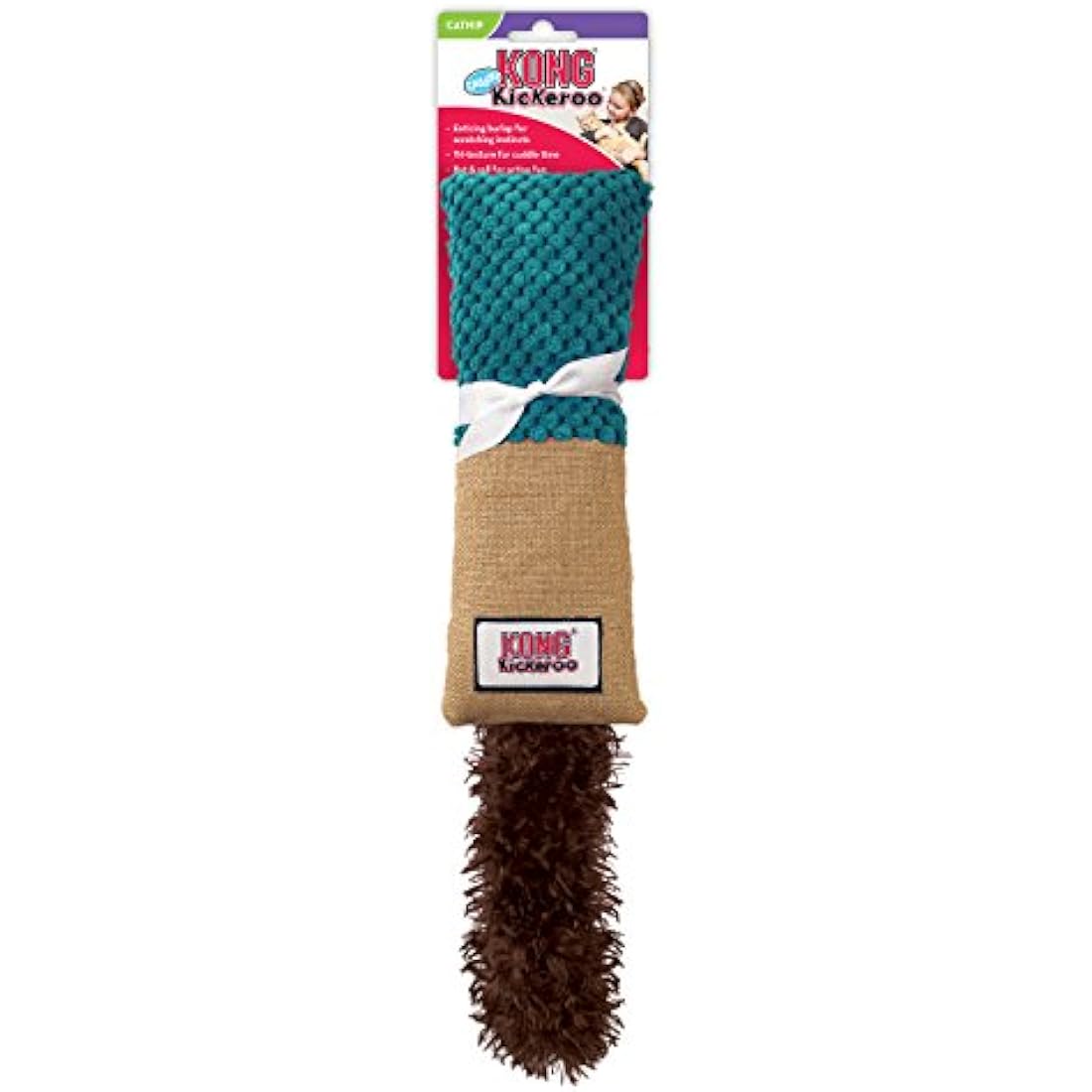 KONG Kickeroo Catnip Toy – Crinkle Plush Kicking Toy for Cats
