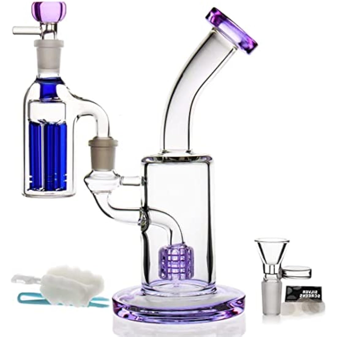 Jolof Store Glass Water Bong | Tornado Filter & Ice Placement Oil Rig