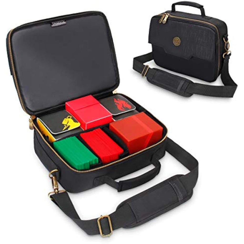 ENHANCE MTG Card Storage Case - 1200+ Card Deck Holder & TCG Travel Bag