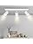 Kambo 3 Way Ceiling Spotlights – Modern White Metal GU10 Light Fitting