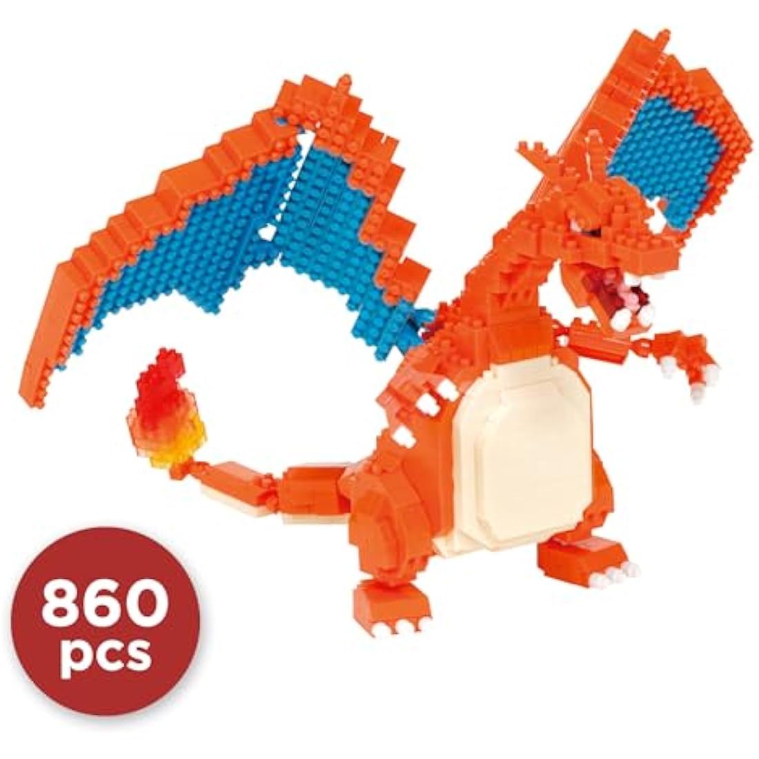 Nanoblock Pokémon Charizard Deluxe Edition Building Kit - 770 Pieces