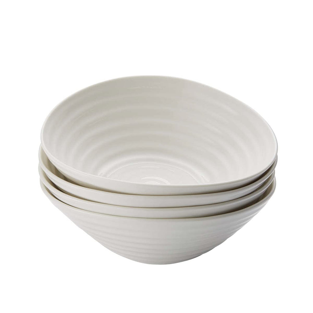 Sophie Conran for Portmeirion White Porcelain Cereal Bowls - Set of 4