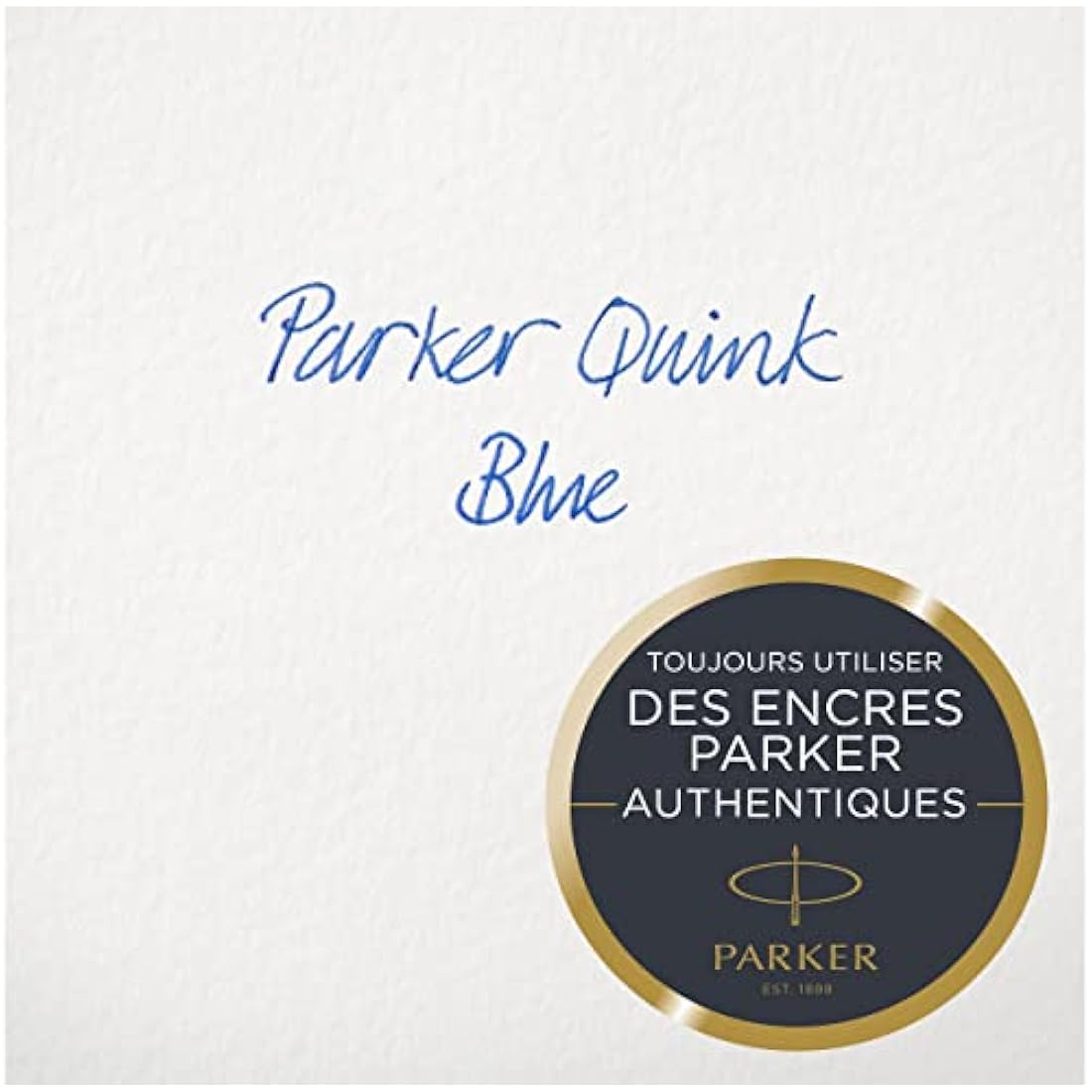 Parker Quink Fountain Pen Ink Bottle - Washable Blue Refill - 57 ml