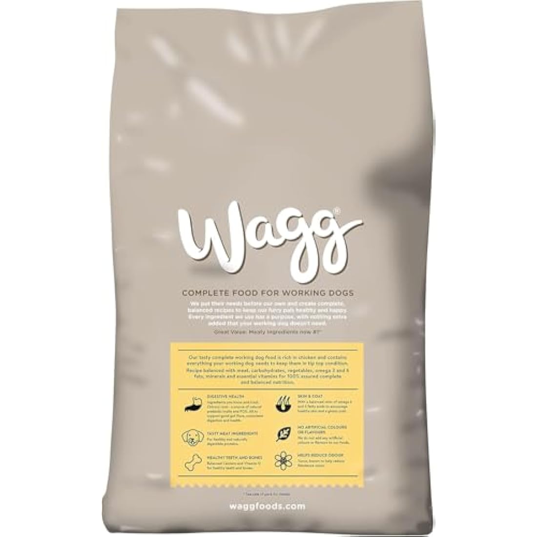 Wagg Kennel Chicken & Veg Dry Adult Dog Food - Meaty Kibble 15kg