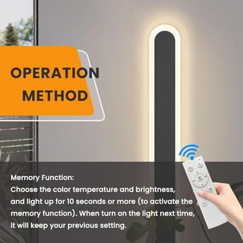 Mikeru 180CM Outdoor LED Wall Light | Dimmable IP65 Modern Sconce