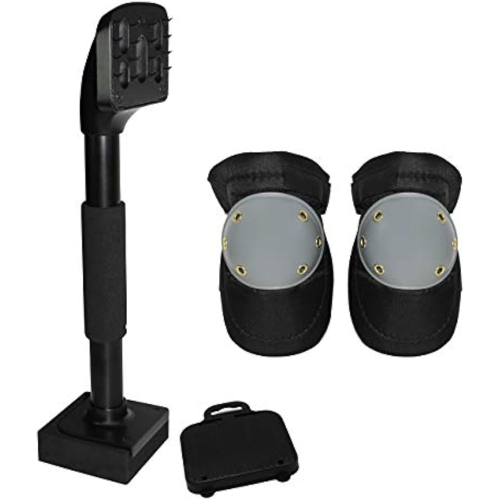 Fordle's Knee Kicker Carpet Stretcher - Heavy Duty Tool with Knee Pads