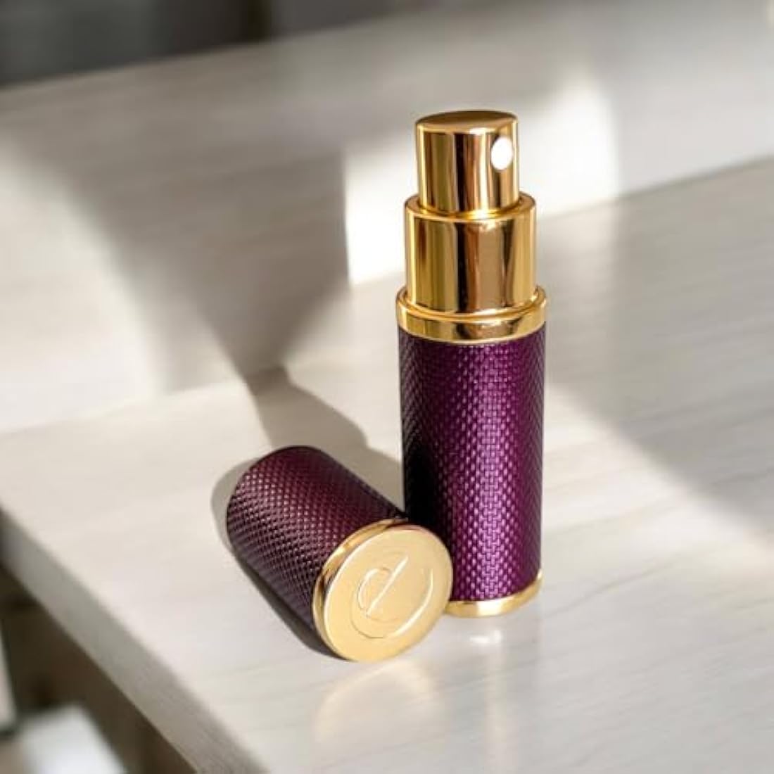 The Essential Atomizer Co. Refillable Perfume Atomiser - Purple 10ml