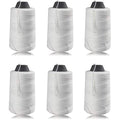 Fayelong White Sewing Thread - 6 Cones for Bag Sealing Machines