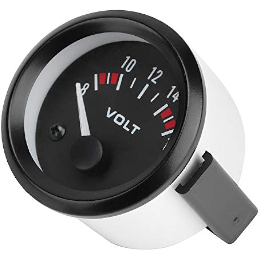 Jolof Store 12V Car Voltmeter – 52mm Aluminum Alloy Voltage Meter Gauge