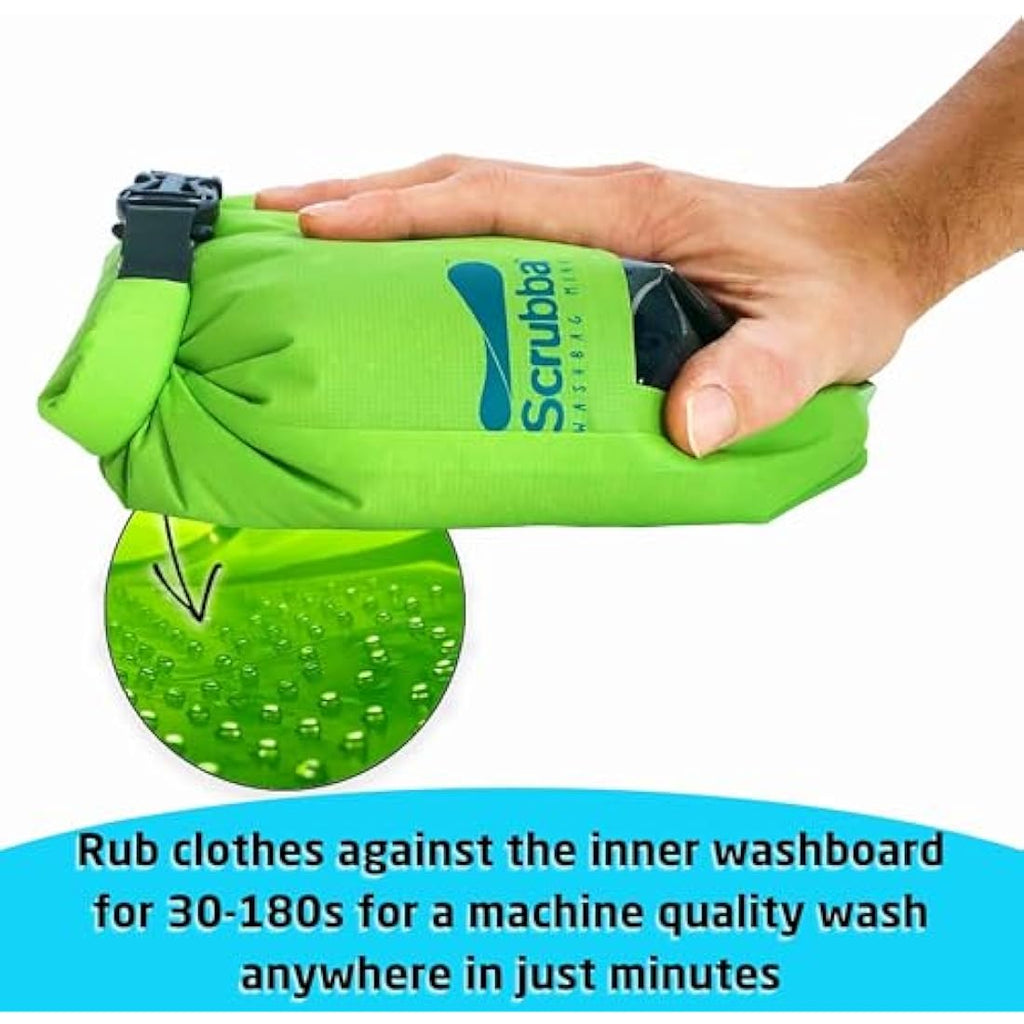 Scrubba MINI Wash Bag – Ultra-Compact Portable Washing Machine for Travel