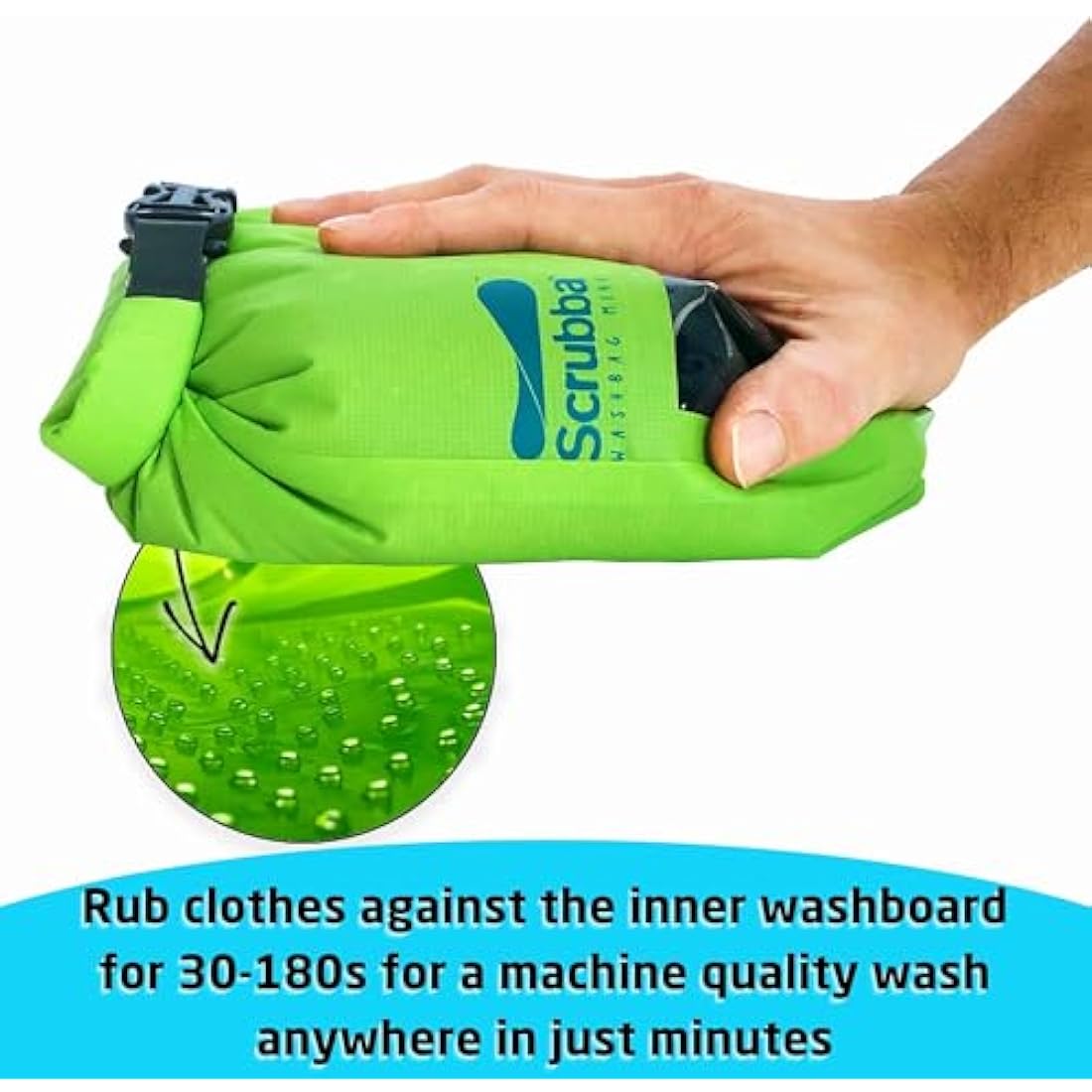 Scrubba MINI Wash Bag – Ultra-Compact Portable Washing Machine for Travel
