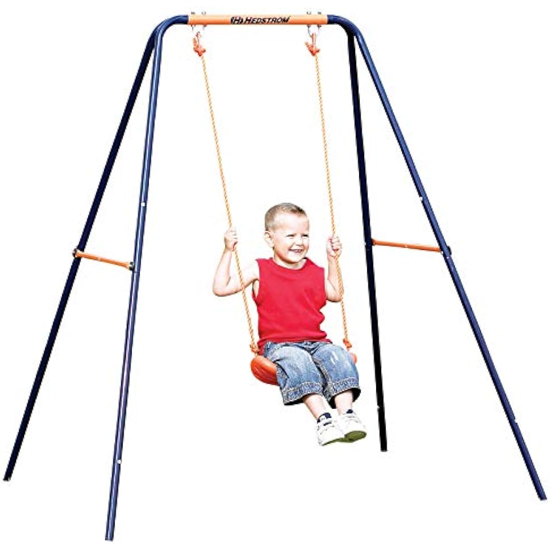 Hedstrom Single Play Garden Swing – Durable Steel Frame for Ages 3-10