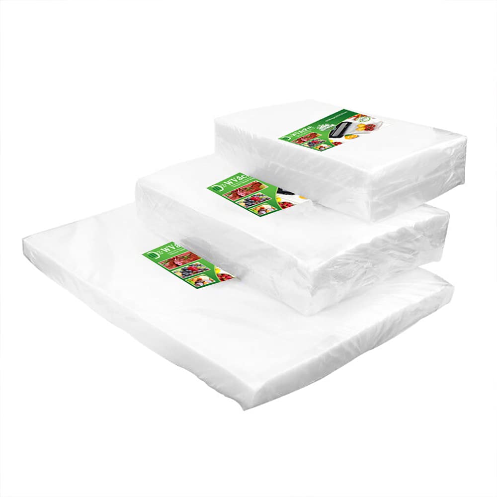 WVacFre 150 Count Vacuum Sealer Bags - BPA Free Embossed Food Storage