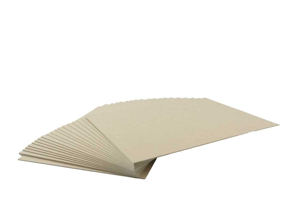 House of Card & Paper A4 Grey Kraft Board 1500micron 945gsm - 50 Sheets
