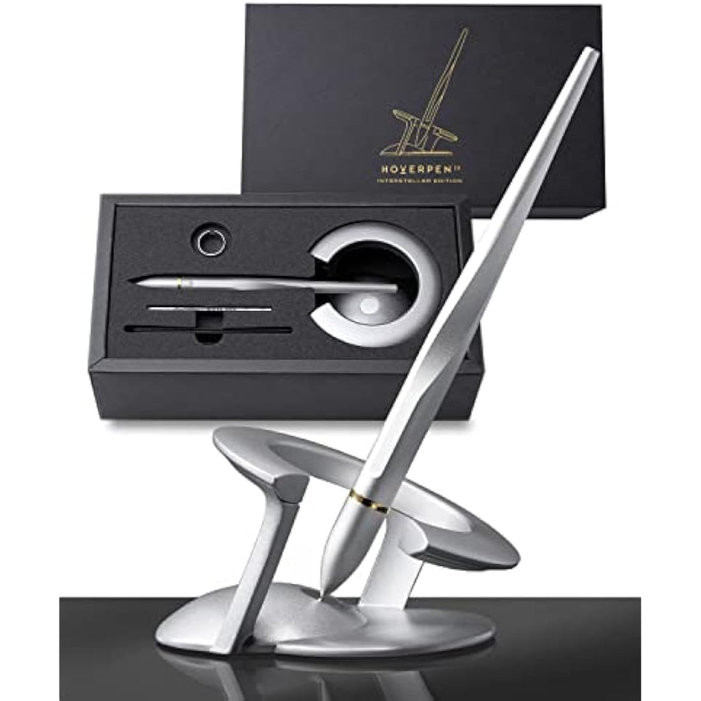 Novium Hoverpen Interstellar Edition - Starlight Silver 18K Gold Pen