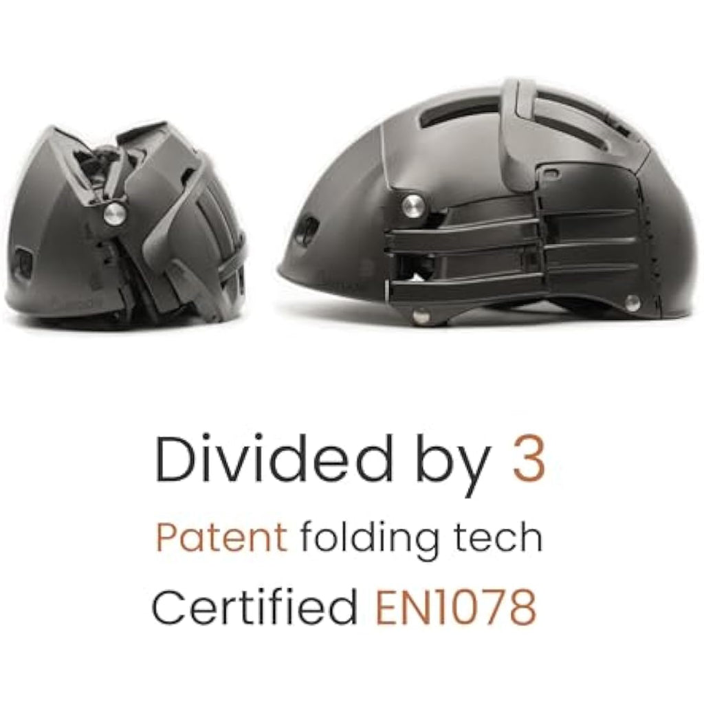 Overade Plixi FIT Foldable Bicycle Helmet – CE EN1078 Certified