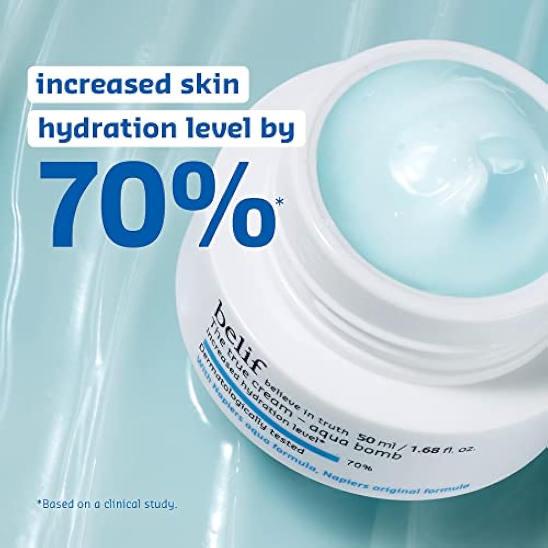 Belif The True Cream Aqua Bomb | Oil-Free Hydrating Face Cream - 50ml
