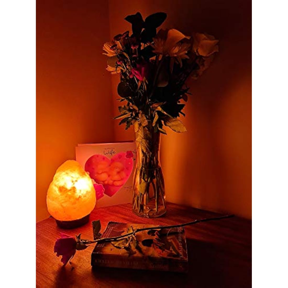 Jolof Store Himalayan Crystal Rock Salt Lamp – Natural Handcrafted 2-3 KG