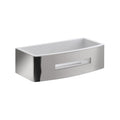 Gedy Poseidon Rectangular Shower Caddy – Chrome & White Steel