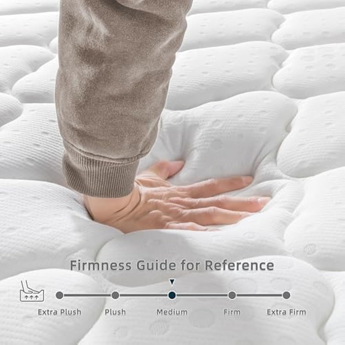 Vesgantti 80x200cm Hybrid Mattress – 7-Zone Pocket Spring Small Single