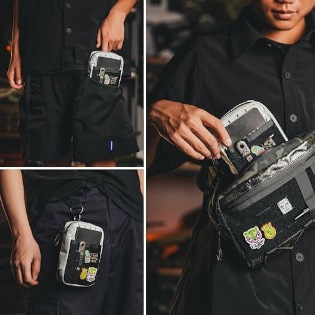 Tactical Geek Block E3.0 EDC Pouch | Molle Utility Tool Organizer - White