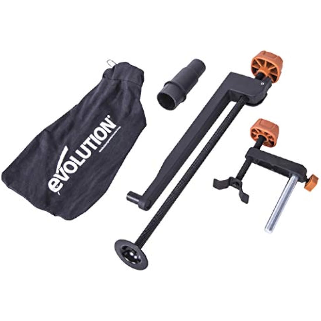 Evolution R255SMS Mitre Saw Accessory Pack - Clamps & Dust Bag