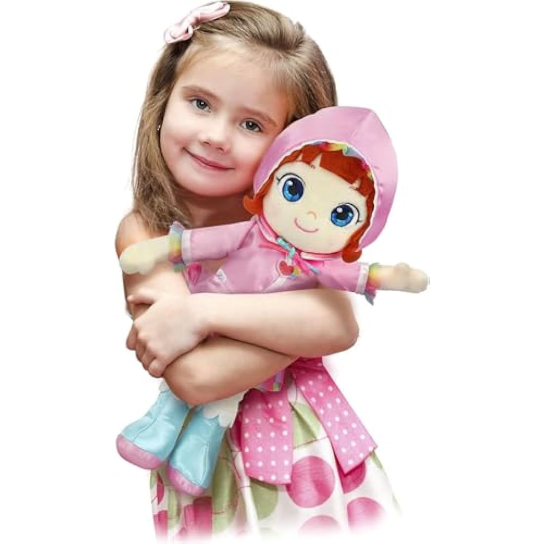 Rainbow Ruby My First Doll – Soft Fabric Plush with Choco Figure
