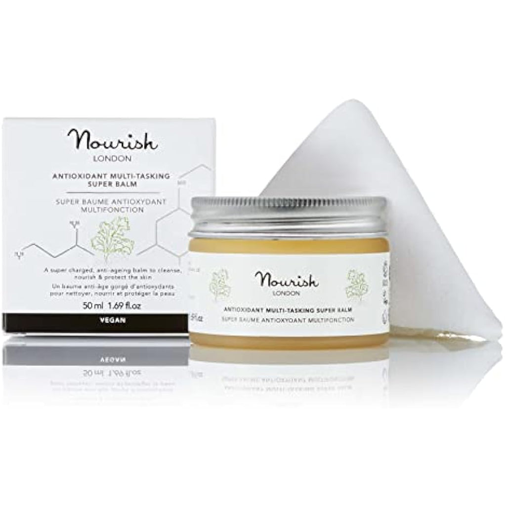 Nourish London Antioxidant Multi-Tasking Super Balm - 50ml Vegan Cleanser