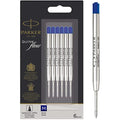 Parker Quinkflow Ballpoint Pen Refills | Medium Point Blue Ink | 6 Pack